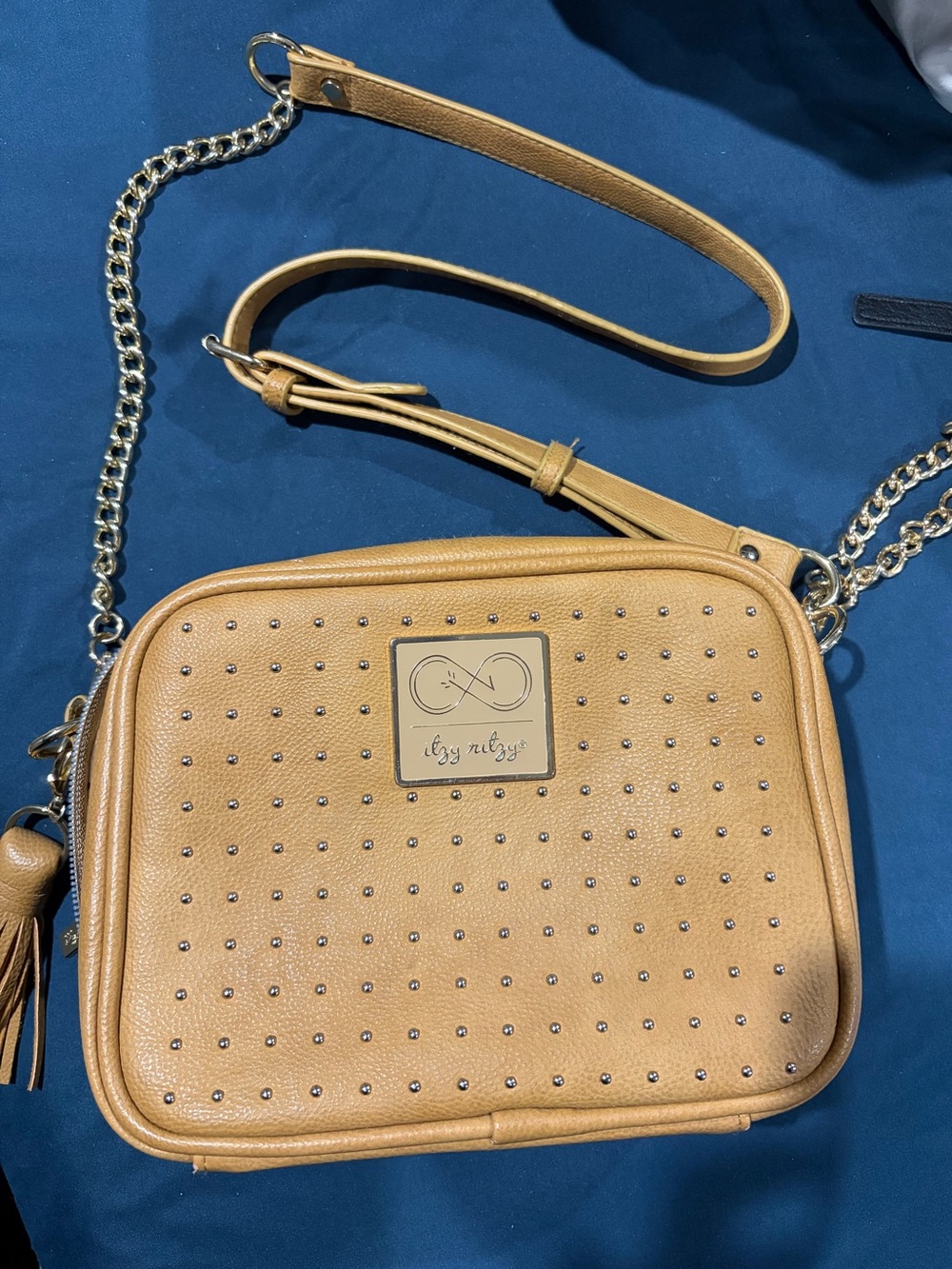 Itzy Ritzy Crossbody Bag with Chain Strap